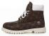 Timberland Custom 6 Inch Boots Mens Brown White