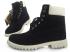 Timberland Mens 6-inch Basic Boots Black White