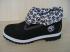 Timberland Roll Top Boots For Women Black White