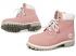 Womens Pink White Timberland 6-inch Boots