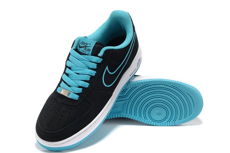 nike air force 1 black turquoise